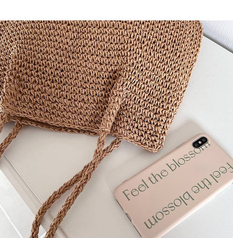 Simple Large Capacity Casual Shoulder Bag MK2BLW6W10BBG786