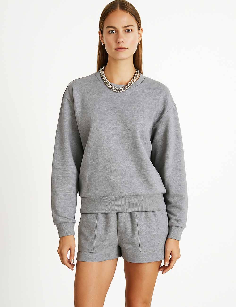 Cayucos Surf Print Ladies Sweatshirts & Shorts
