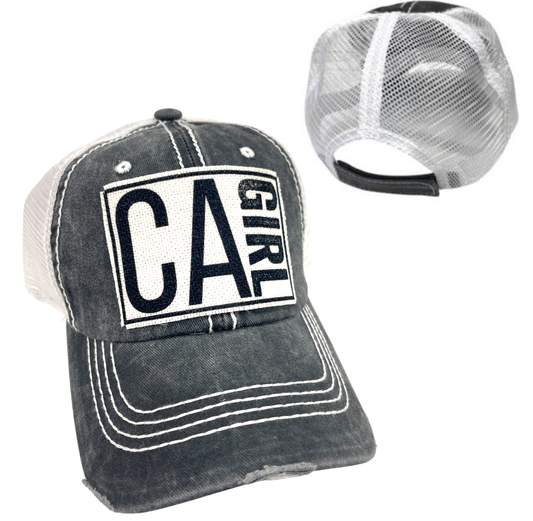 CALIFORNIA GIRL PONYTAIL AND UNISEX HATS