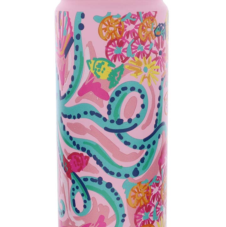 24 oz. Skinny Bottle with Straw Cap