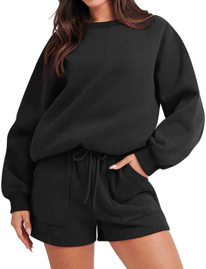 Cayucos Surf Print Ladies Sweatshirts & Shorts