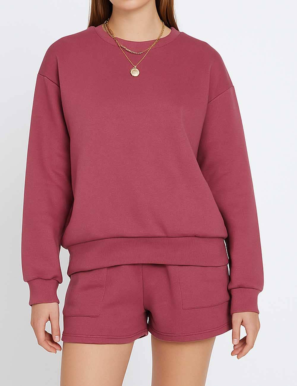 Cayucos Surf Print Ladies Sweatshirts & Shorts