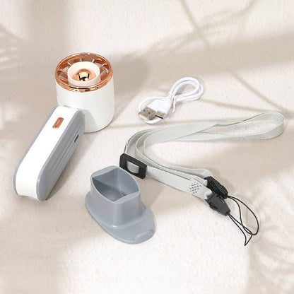 Light Up Phone Stand Portable Handheld Mini Fan