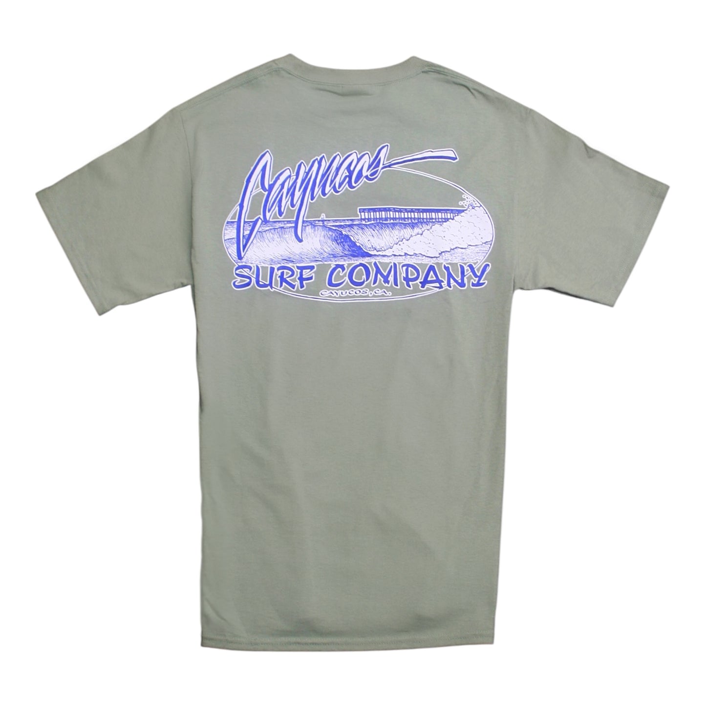 Cayucos Surf Short Sleeve Old Pier