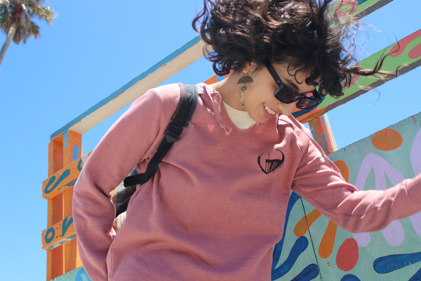 Cayucos Womens New/Old Pier Pullover Hood