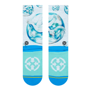 MAIA NEGRE DOVE CREW SOCK