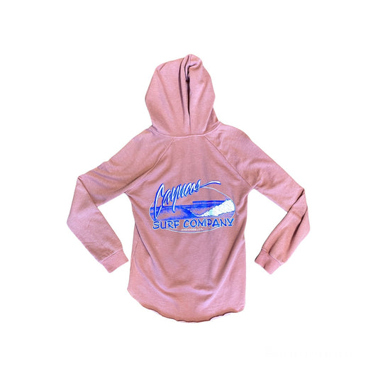 Cayucos Womens Old Pier Zip Up Hood