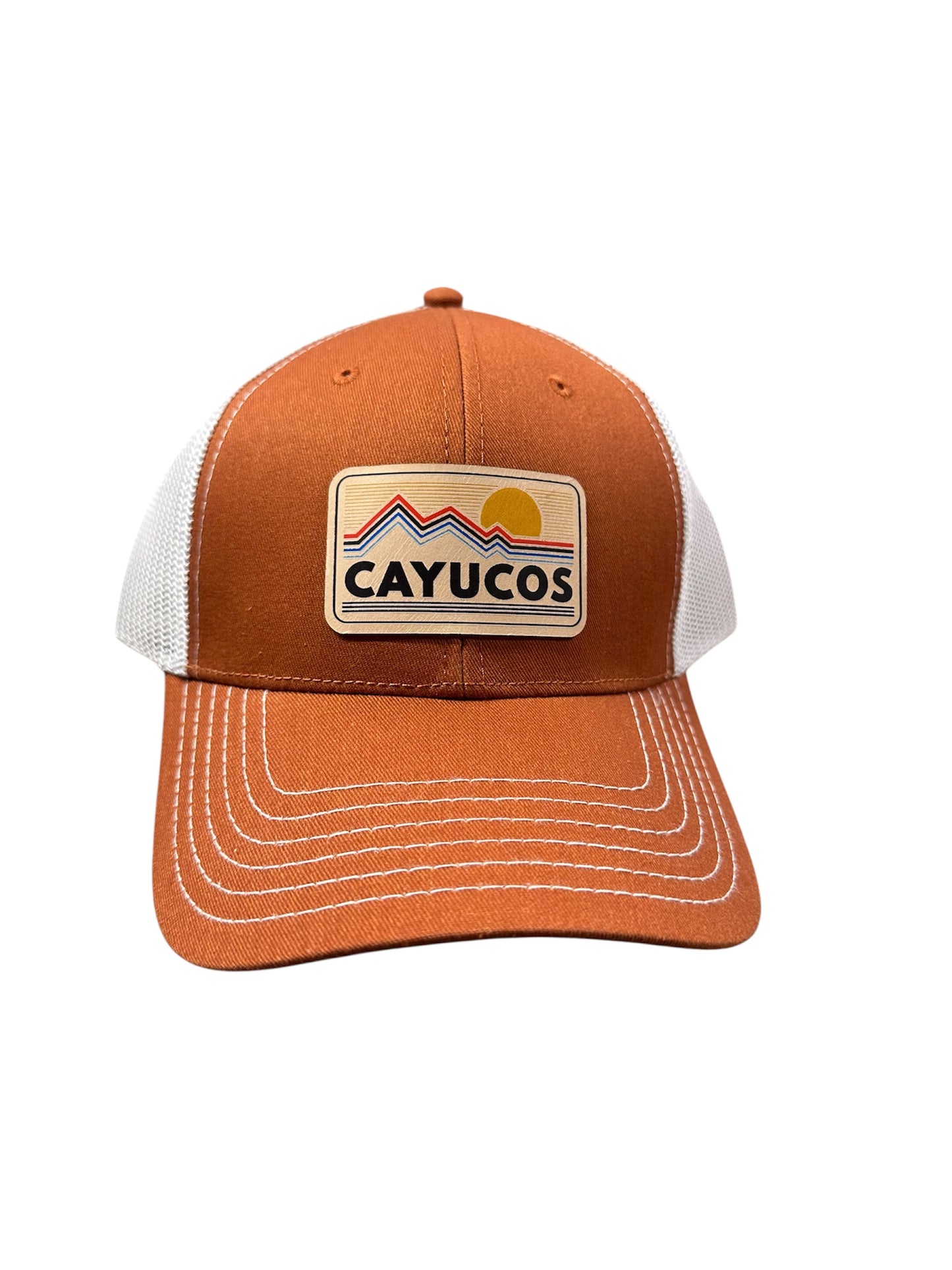 Cayucos Surf Sunset - Leather Patch Hat