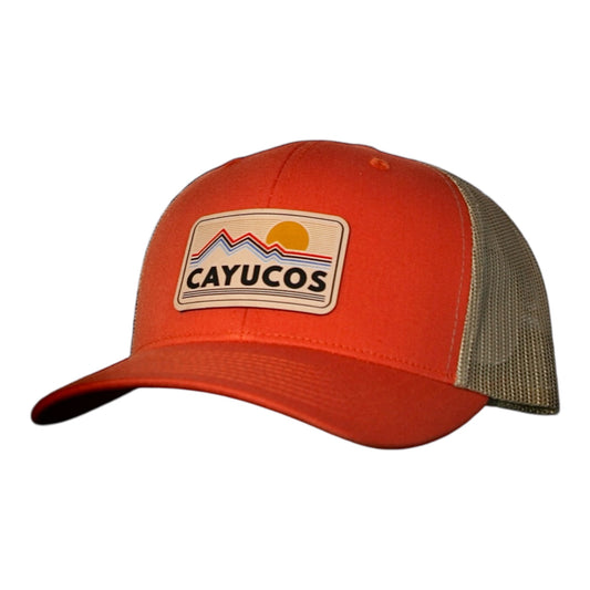 Cayucos Surf Sunset - Leather Patch Hat