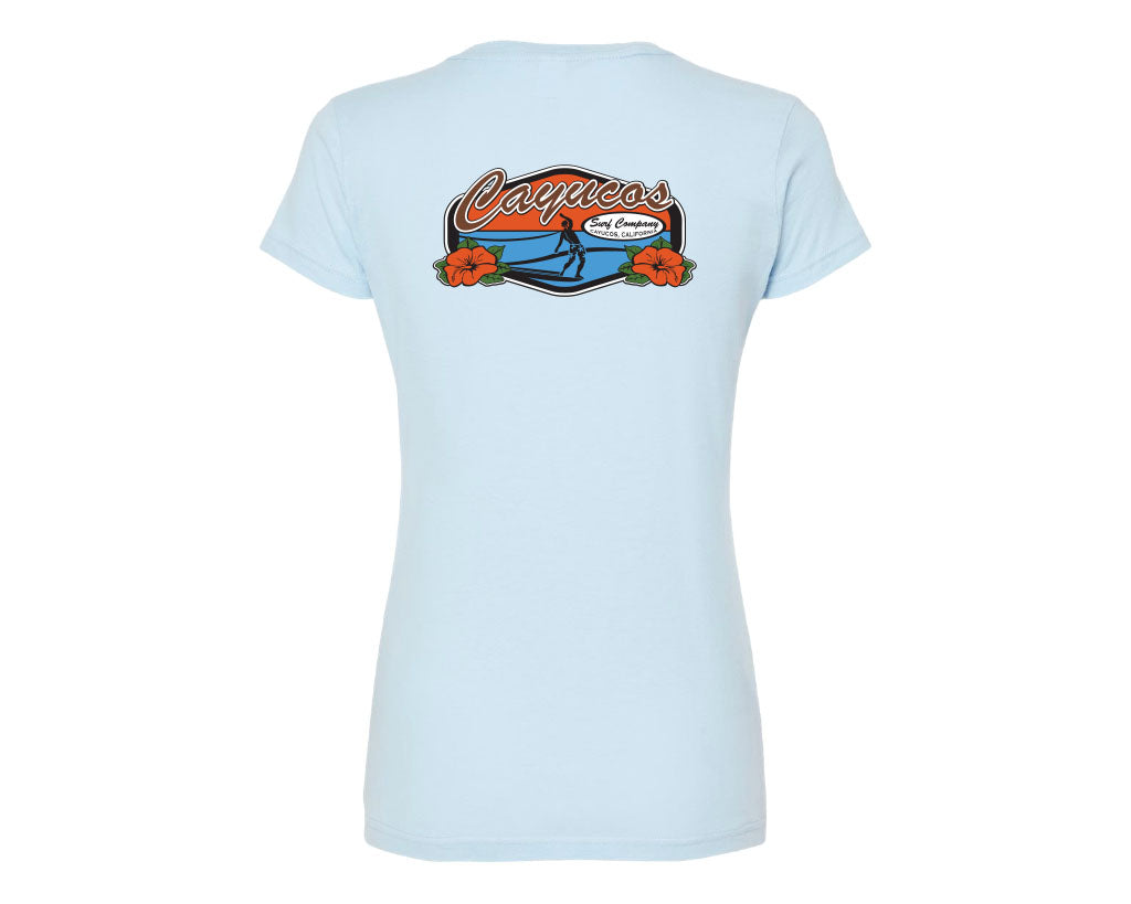 Cayucos Womens Sunset Surfer Tee