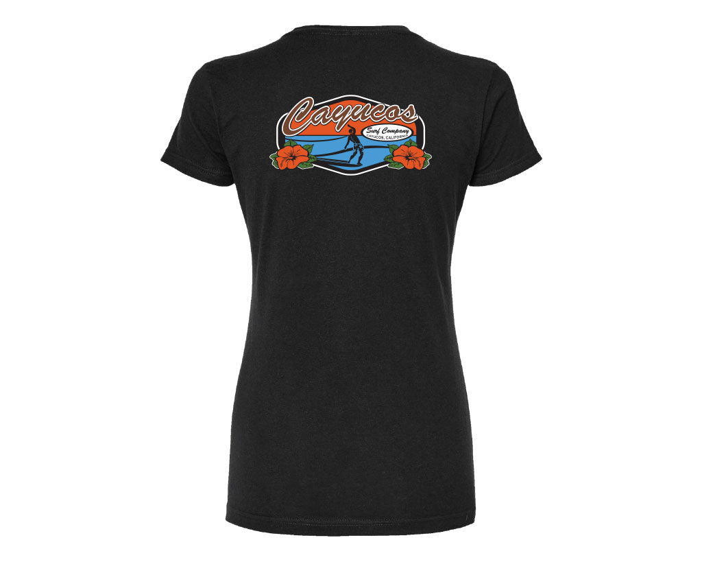 Cayucos Womens Sunset Surfer Tee