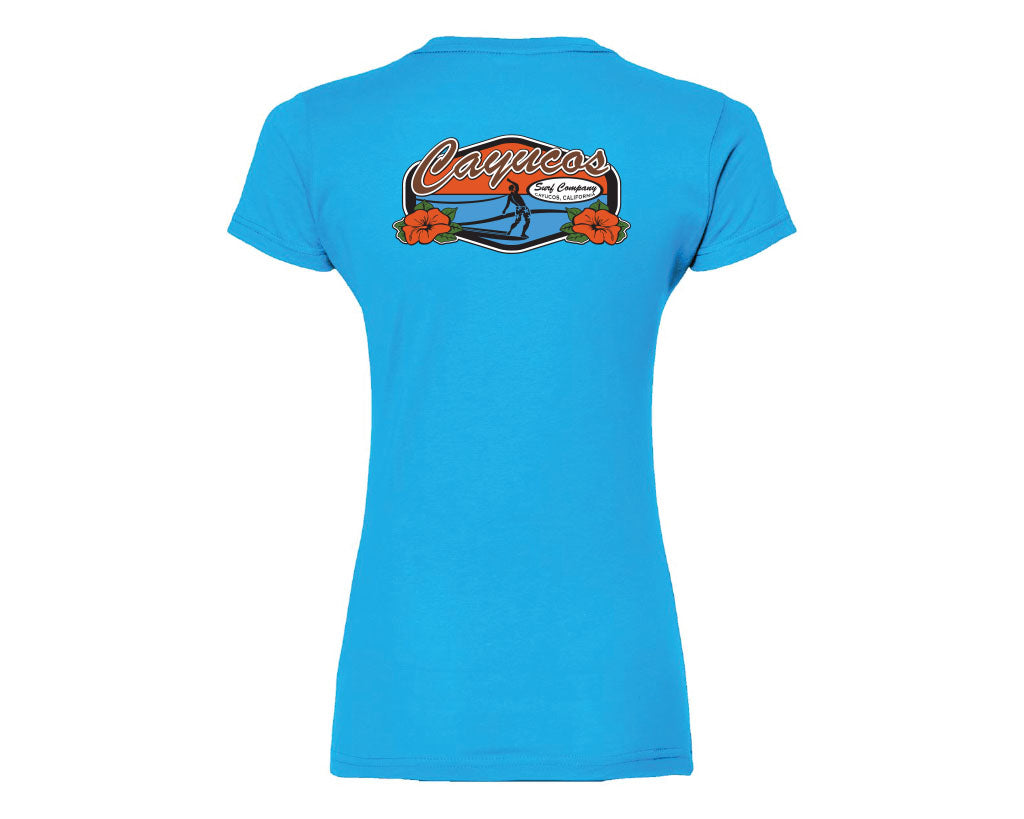 Cayucos Womens Sunset Surfer Tee