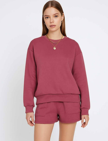 Cayucos Surf Print Ladies Sweatshirts & Shorts