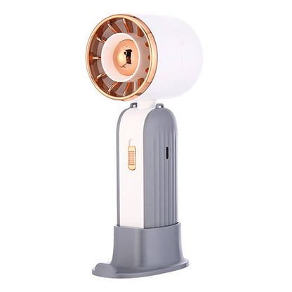 Light Up Phone Stand Portable Handheld Mini Fan