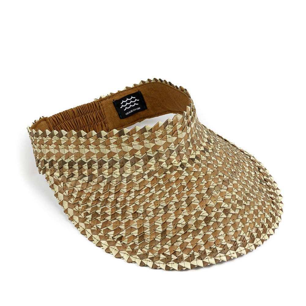 Playa Straw Visor: Cocoa