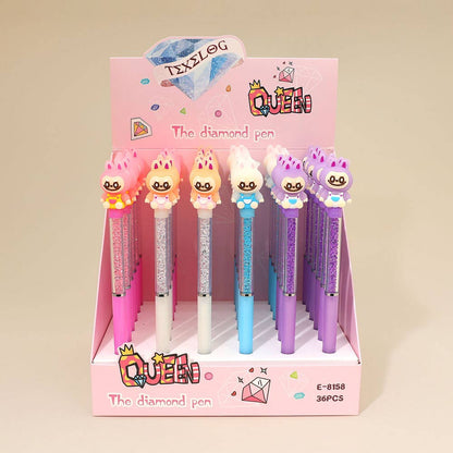 Monster Bunny Top Queen Diamond Ball Pens