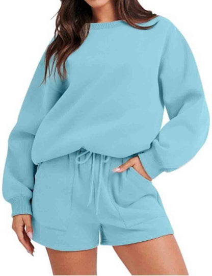 Cayucos Surf Print Ladies Sweatshirts & Shorts