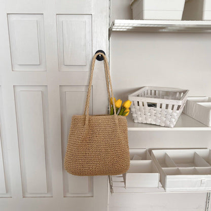 Simple Large Capacity Casual Shoulder Bag MK2BLW6W10BBG786