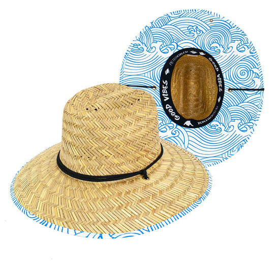 Wave Rush Straw Lifeguard Hat