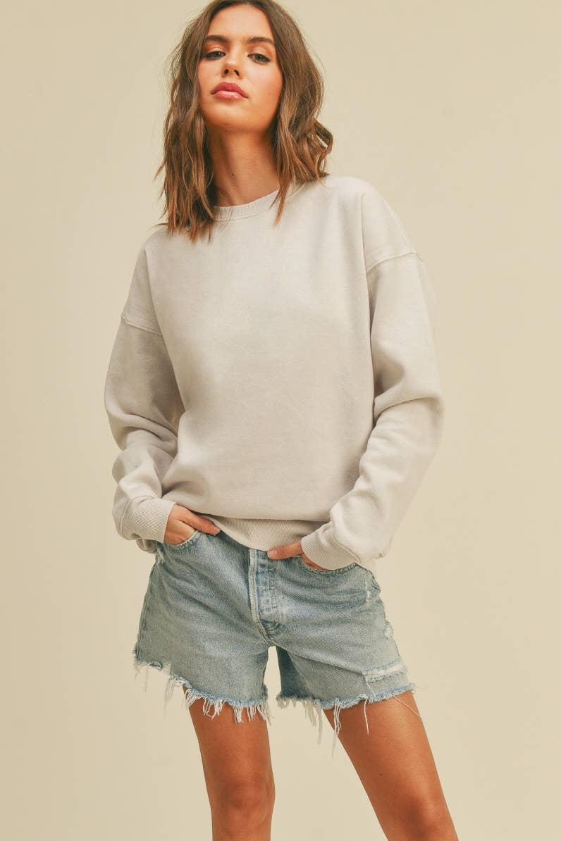 Cayucos Womens Crewneck Sweatshirt