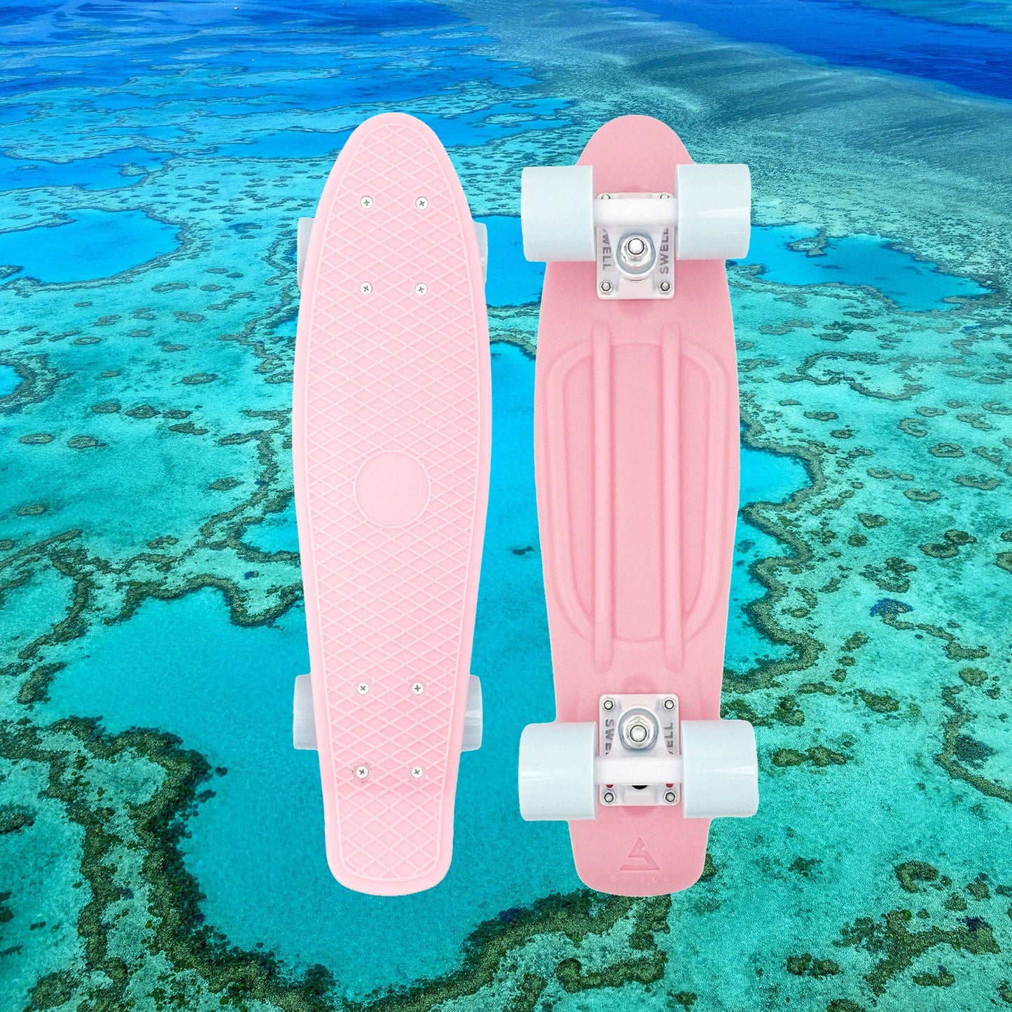 Swell Cruiser Skateboard Complete 22" -Coral: 22"