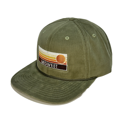 Cayucos Surf Sun Horizon Corduroy Hat