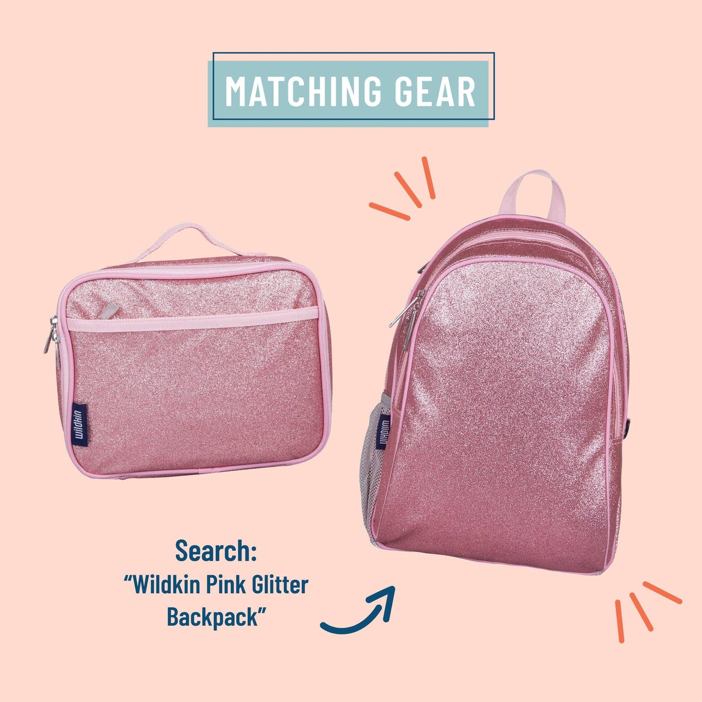 Pink Glitter Lunch Box
