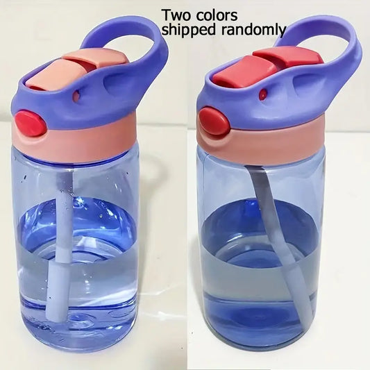 1pc 480ML/16oz Leak Proof Water Bottle With Straw