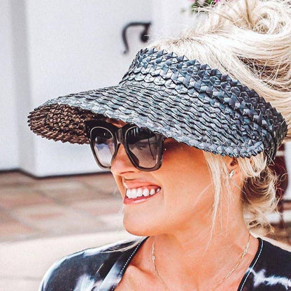 Playa Straw Visor: Cocoa