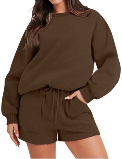 Cayucos Surf Print Ladies Sweatshirts & Shorts