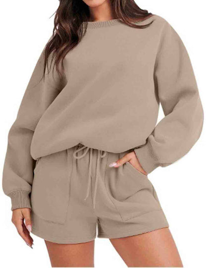 Cayucos Surf Print Ladies Sweatshirts & Shorts