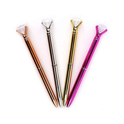 Crown Diamond Twist Top Ball Pens