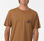 OG TWISTED SUN SS VINTAGE POCKET TEE - TOFFEE