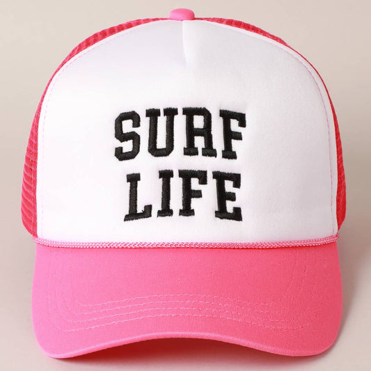 SURF LIFE Foam Trucker Cap: ONE SIZE / FUCH