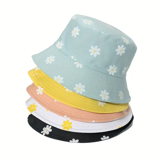 CSC Simple Flower Print Bucket Hat
