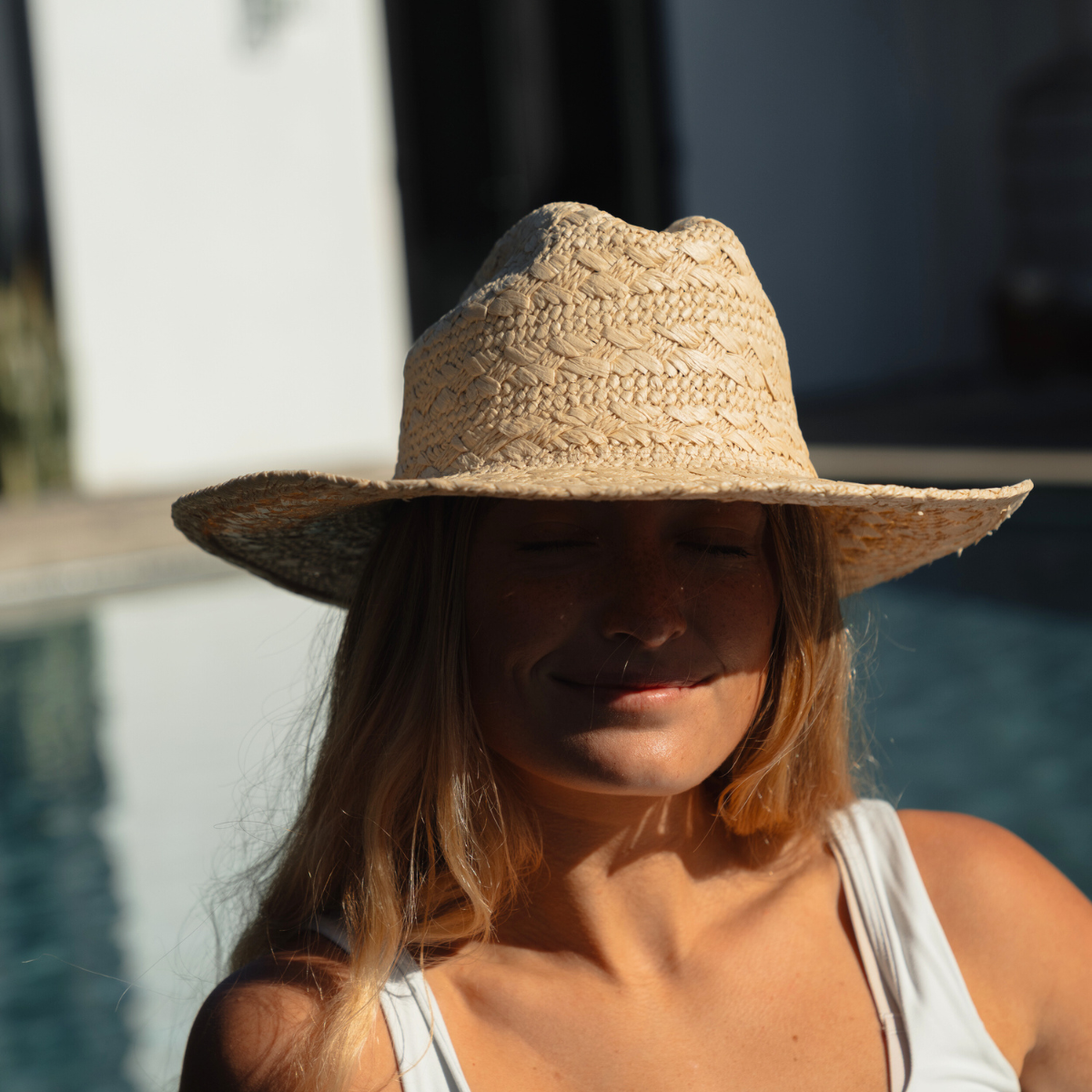 Local Beach Dune Cowboy Sun Hat: Beige