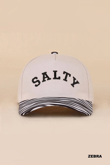 Salty Two-tone Canvas Cotton Cap