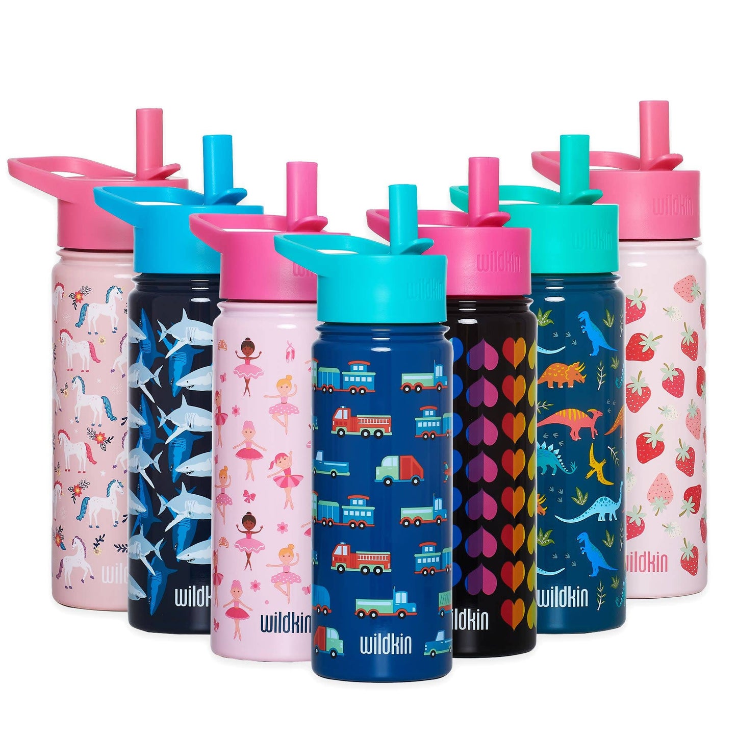 Sharks 18 oz Steel Water Bottle
