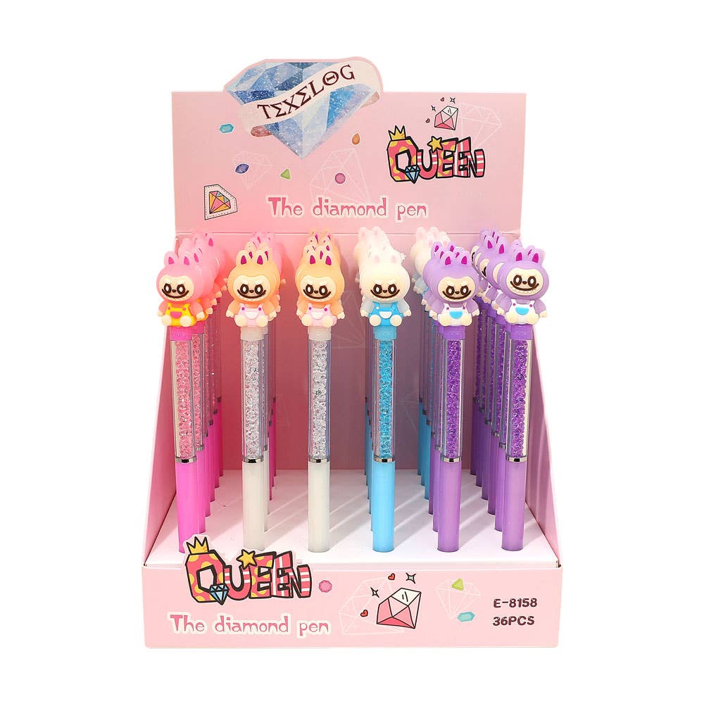 Monster Bunny Top Queen Diamond Ball Pens