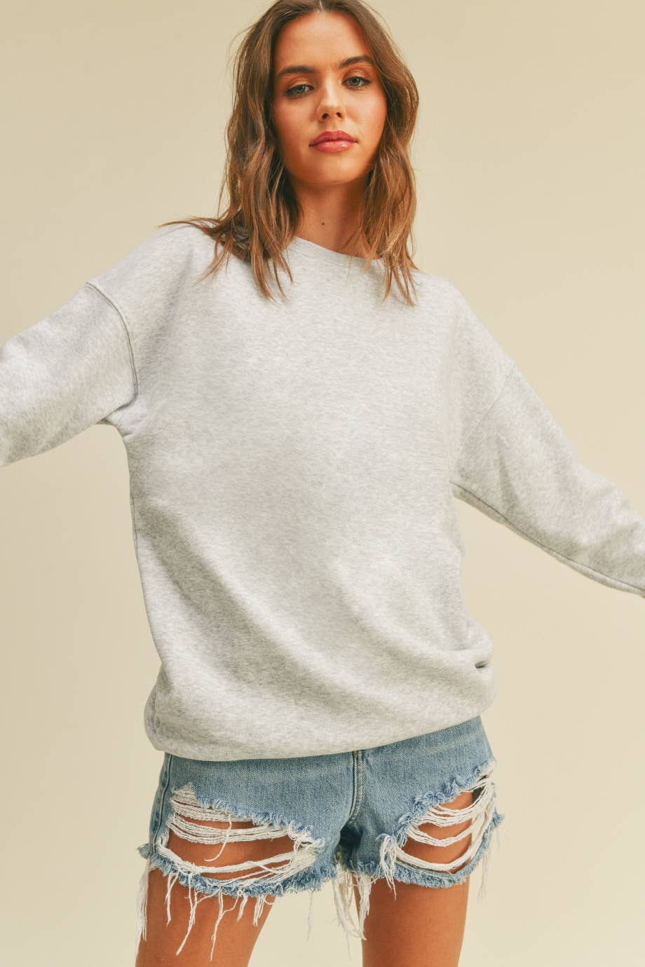 Cayucos Womens Crewneck Sweatshirt