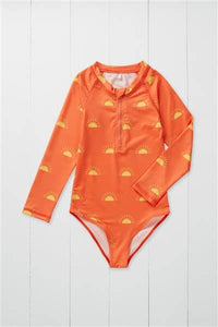 Sun Print Kids Long Sleeve Swimsuit