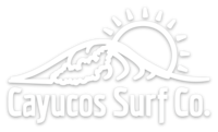 CAYUCOS SURF TRANSFER STICKER
