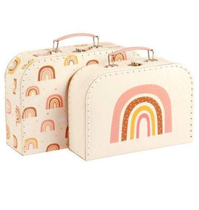 Suitcase set of 2: Rainbows