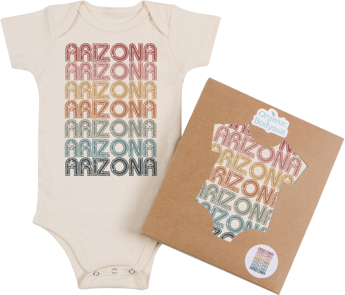 Retro Repeat Earth Tones Infant & Toddler(Customizable)