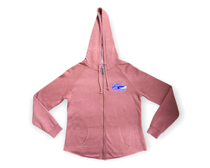 Cayucos Womens New/Old Pier Zip Up Hood