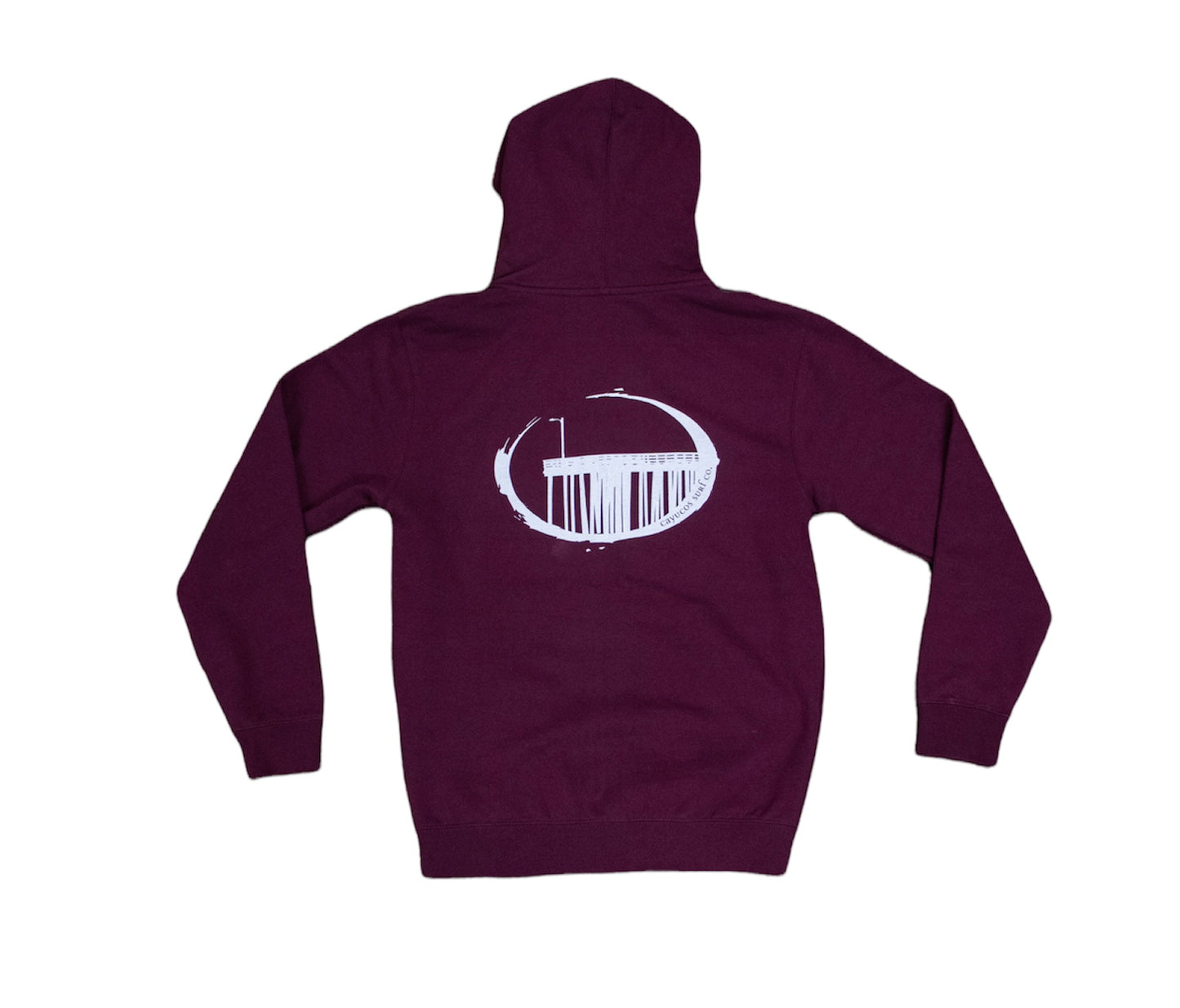 Cayucos Mens New/Old Pier Zip Up Hood