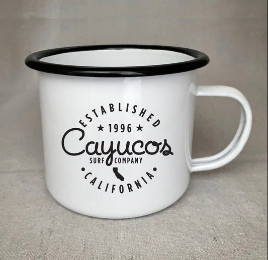 CAYUCOS SURF CO CAMPER 18 OZ CUSTOM MUG