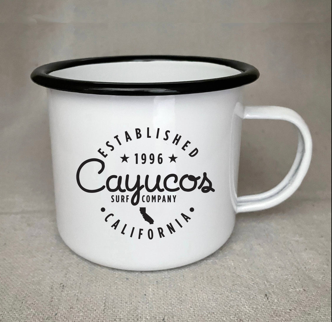 CAYUCOS SURF CO CAMPER 18 OZ CUSTOM MUG