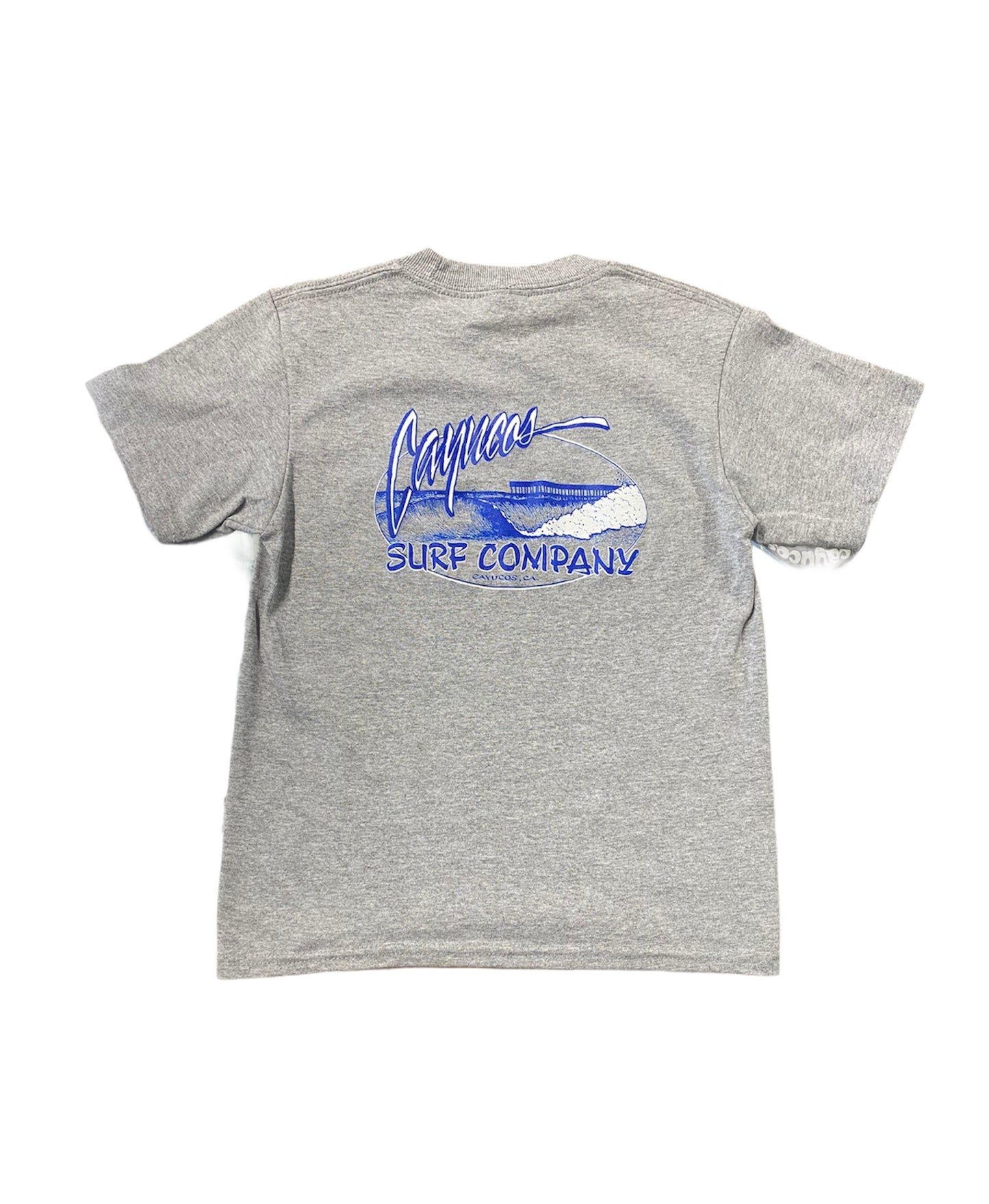 Cayucos Kids New/Old Pier Short Sleeve Tee