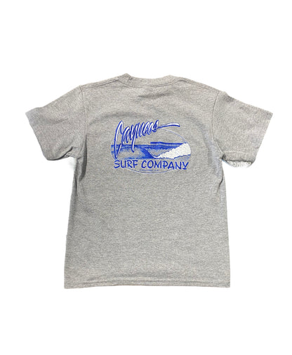 Cayucos Kids New/Old Pier Short Sleeve Tee